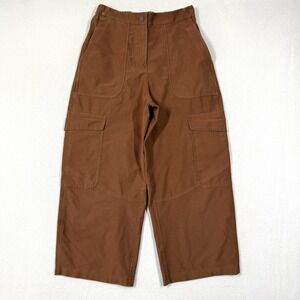 Lululemon Pants Womens 26 Light Utilitech Cargo Pocket High Rise Crop Pant Brown